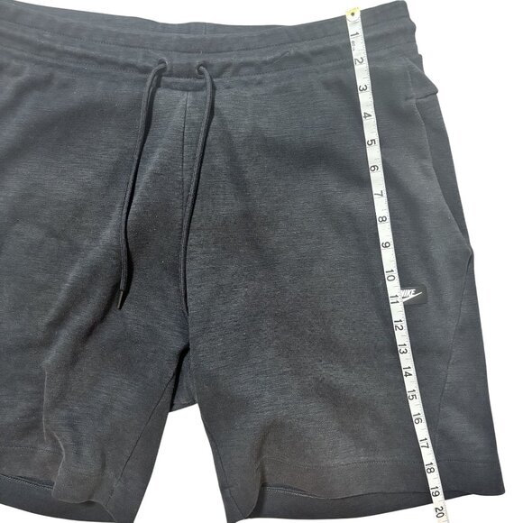 Nike Active Wear Mens Black Drawstring Shorts XL Cotton & Polyester Nike Logo - Picture 6 of 6